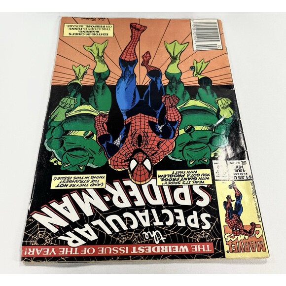 Vintage 1992 The Spectacular Spider-Man #185 Marvel Comic Book - Picture 4 of 9